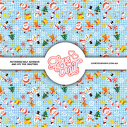 Fun Santa Christmas Patterned Vinyl LYV_2825